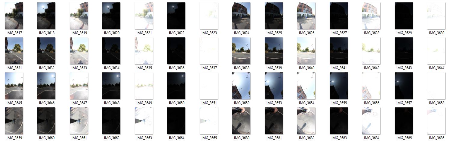 Bracketing series for IBL creation